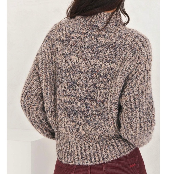 ba&sh Nathan Turtleneck Sweater | Multicolor | Size Small | US 4 - Picture 2 of 16